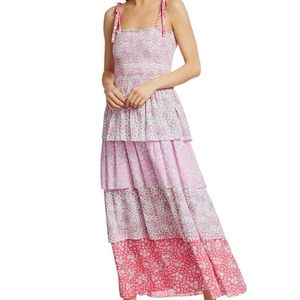 Love Shack Fancy Caressa tiered ruffle maxi dress